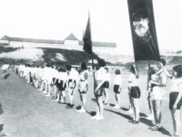 Åpning av arbeidermesterskapet på Jordal idrettsplass (1933)