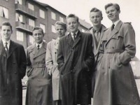 Kampegutter (1953). Fra venstre Walter Willanger, Hans Halvorsen, Normann Dahlen, Jarl Bech, Åge (glemt etternavn) og Thor Langbråthen