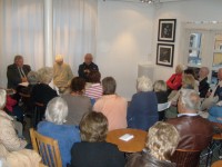 Historielaget arrangerte møte i Galleri Bastian (2009)