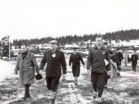 Roar Antonsen og Kong Olav under NM 1961